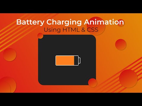 CREATE A BATTERY CHARGING ANIMATION USING HTML & CSS | CSS EFFECTS | CSS TRICKS | CSS ANIMATIONS