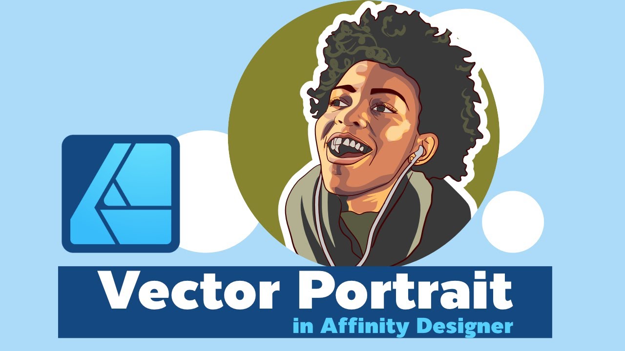 Affinity Designer : Vector Portrait - YouTube