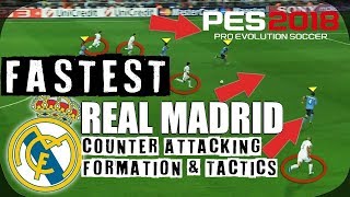 PES 2018 | FASTEST Counter Attacking Real Madrid Formation & Tactics screenshot 2