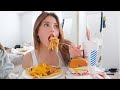 In-N-Out Burger + Mcdonald's Animal Style Fries Mukbang!