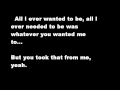 Never Enough - Mudvayne ( lyrics+ HQ audio)