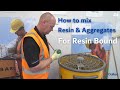 Mixing Resin & Aggregates for Resin Bound Surfaces | Part 4