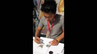 Francis Manapul Sketching Batman