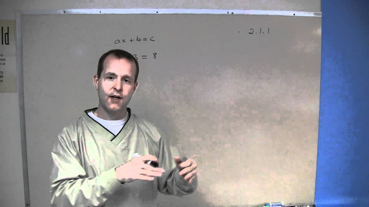 Solving an Equation Using the Addition Property - YouTube
