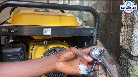 HOW TO CHANGE GENERATOR IGNITION SWITCH