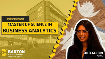 Master of Science in Business Analytics Student Testimonial - Smita Gautum