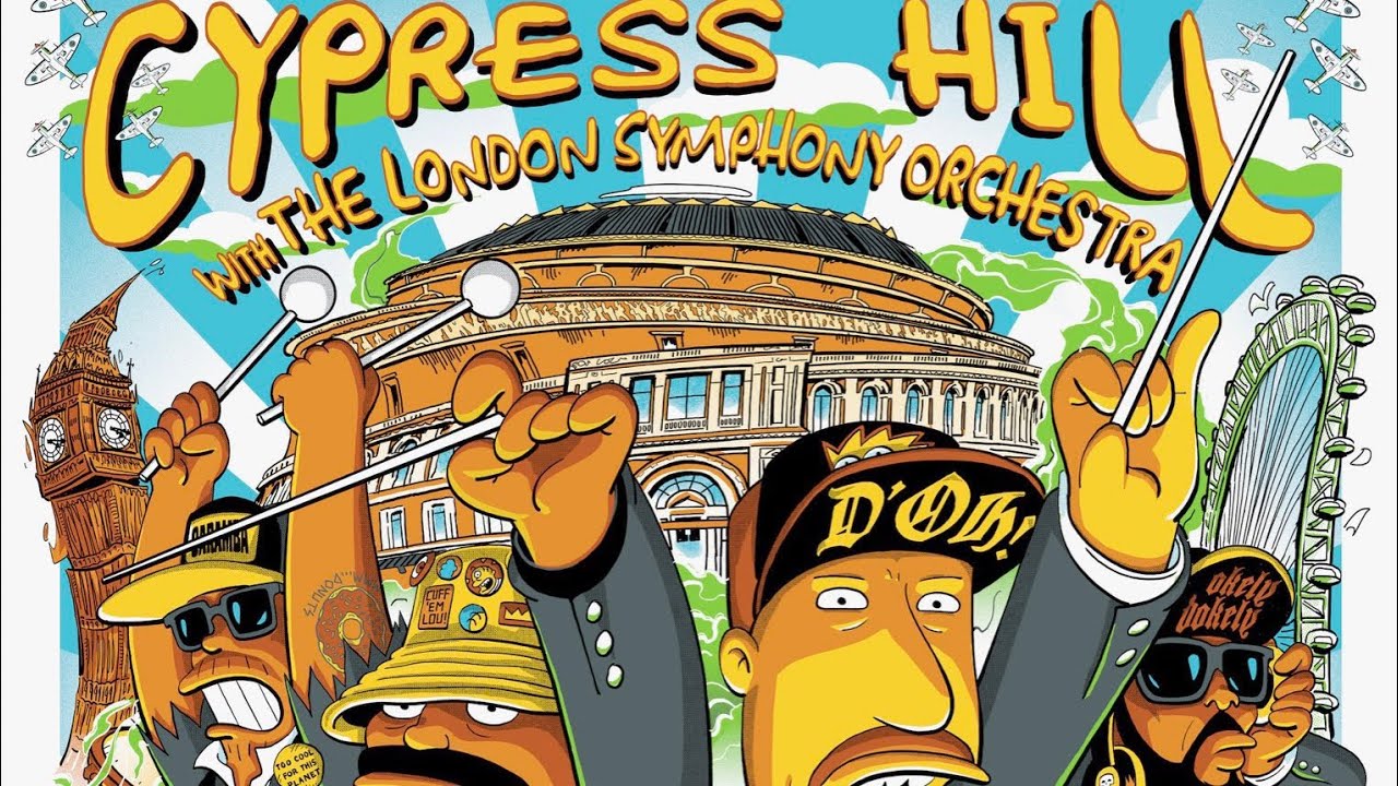 The Simpsons Predicting Cypress Hill playing with the London Symphony