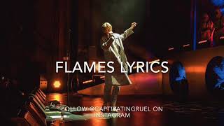 SG Lewis - Flames ft. Ruel | Lyric Video