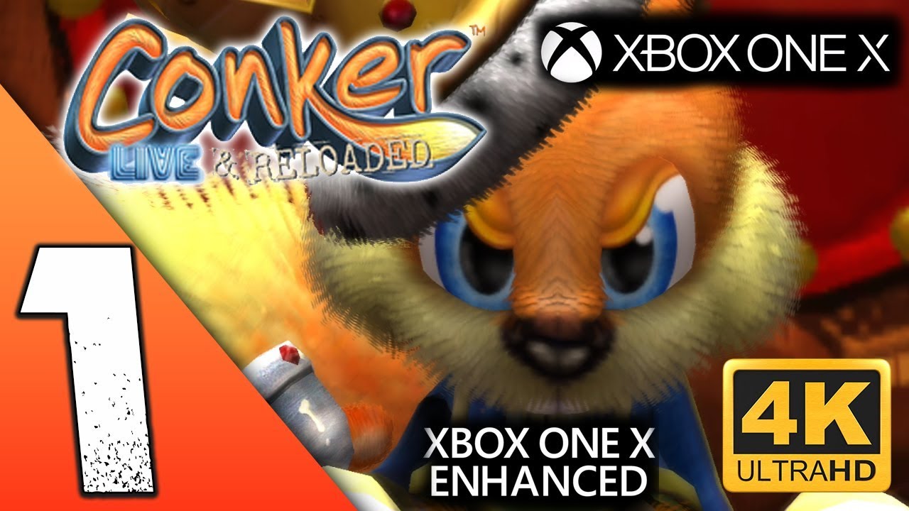 games, Conker Live and Reloaded, Xbox One x Enhanced, 4k, xbox one...