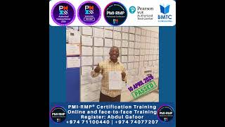 PMI-RMP® Certification Success Story 2026 | Risk Management Professional