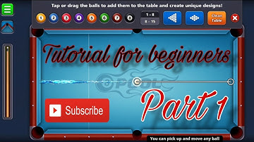 TUTORIAL for Beginners:Part 1 #miniclip #8ballpool