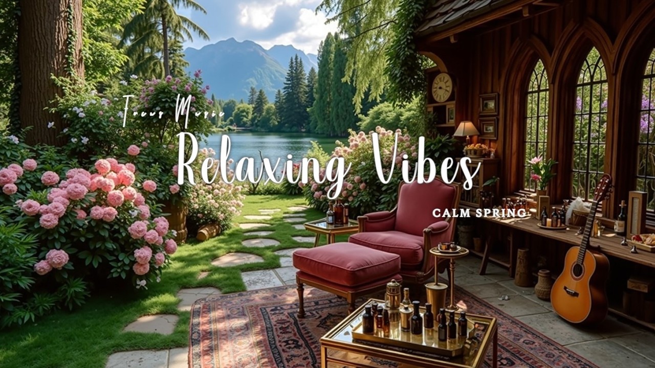 Успокаивающая Акустическая Гитара - Весенняя Сессия | Релакс и Чтение под Гитарные Мелодии