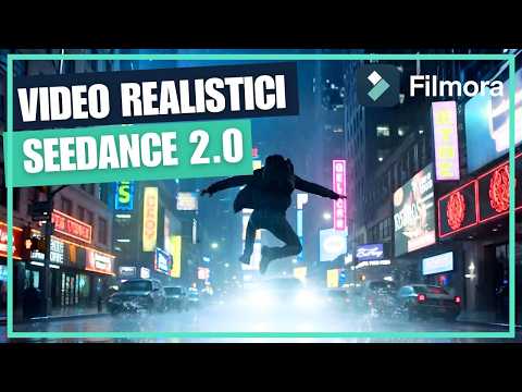 Seedance 2.0 in Filmora 🤖 | Video AI Cinematografici in un Click