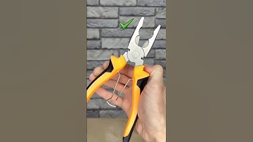 Amazing #foryou #tips #tricks #amazing #secret #lifehacks #constraction #pliers #spring #shorts