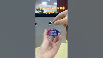 How fun is this 16$ yoyo?🪀 #yoyo #crystals #beauty #funny #fun #shorts #fyp #video #magicyoyo