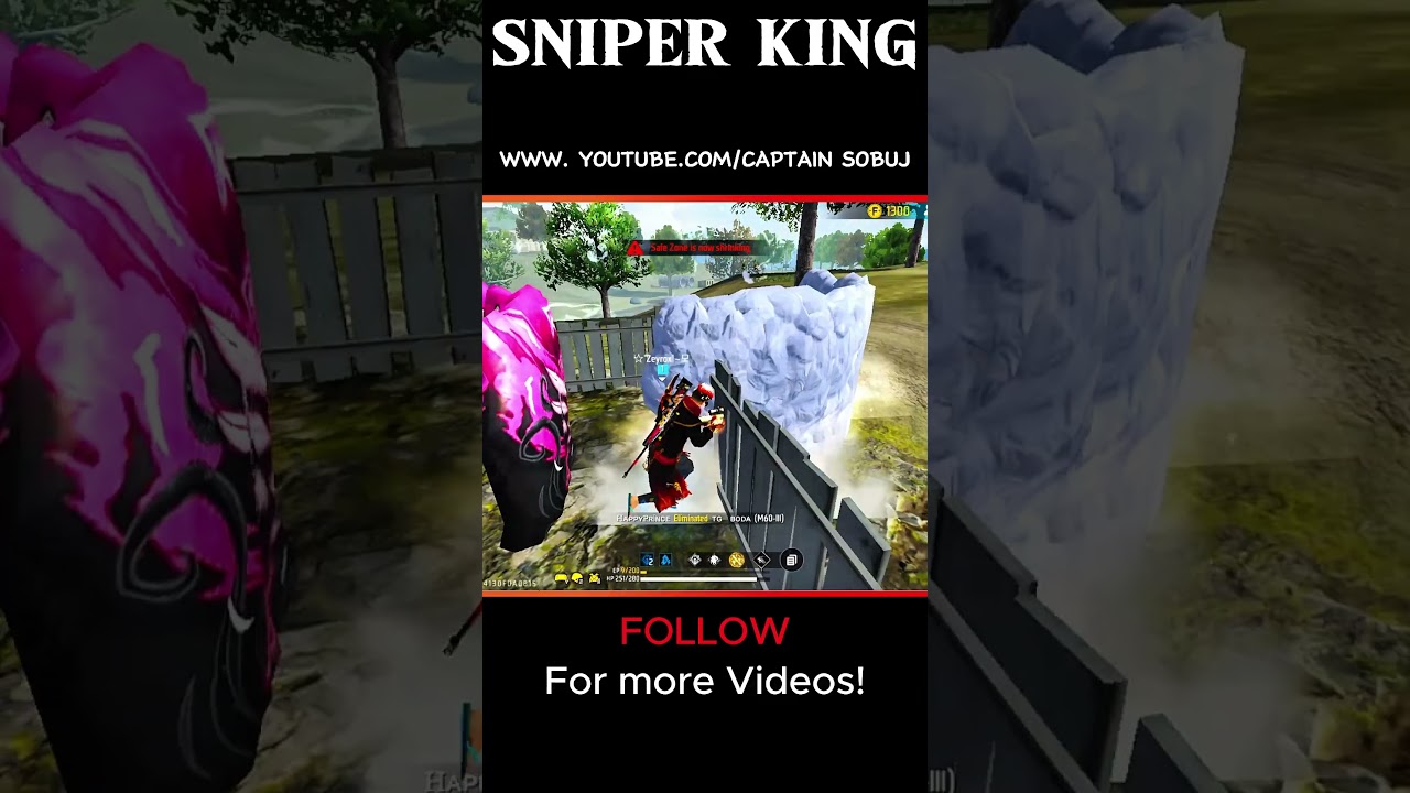 FREE FIRE DOUBLE SNIPER GAMEPLAY  FREE FIRE 