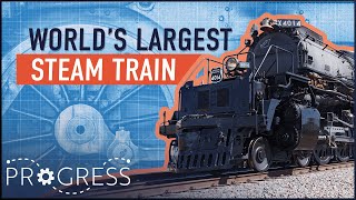 HOW DO YOU MOVE THE WORLD'S LARGEST STEAM TRAIN THROUGH A SMALL TOWN? | HUGE MOVES