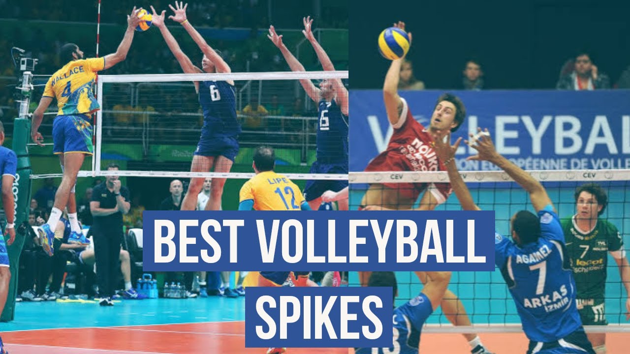 BEST VOLLEYBALL SPIKES | POWERFUL SPIKES | SPIKE TECHNIQUE| - YouTube