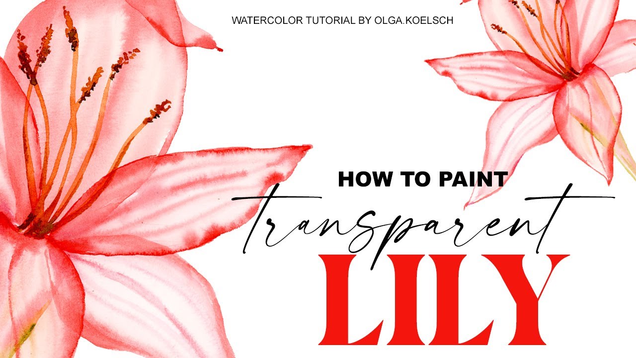 How to paint watercolor flowers for beginners – Step by step - Watercolor  Affair