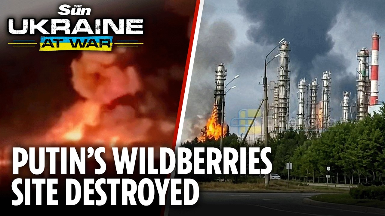 Massive fire in Voronezh! Ukrainian drones strike ANOTHER Wildberries hub