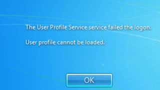 How to Fix User Profile Service Failed the Sign-in Error