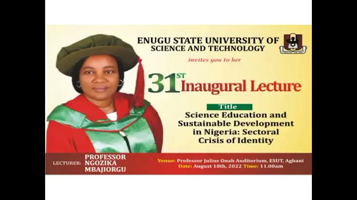 Inaugural Lecture