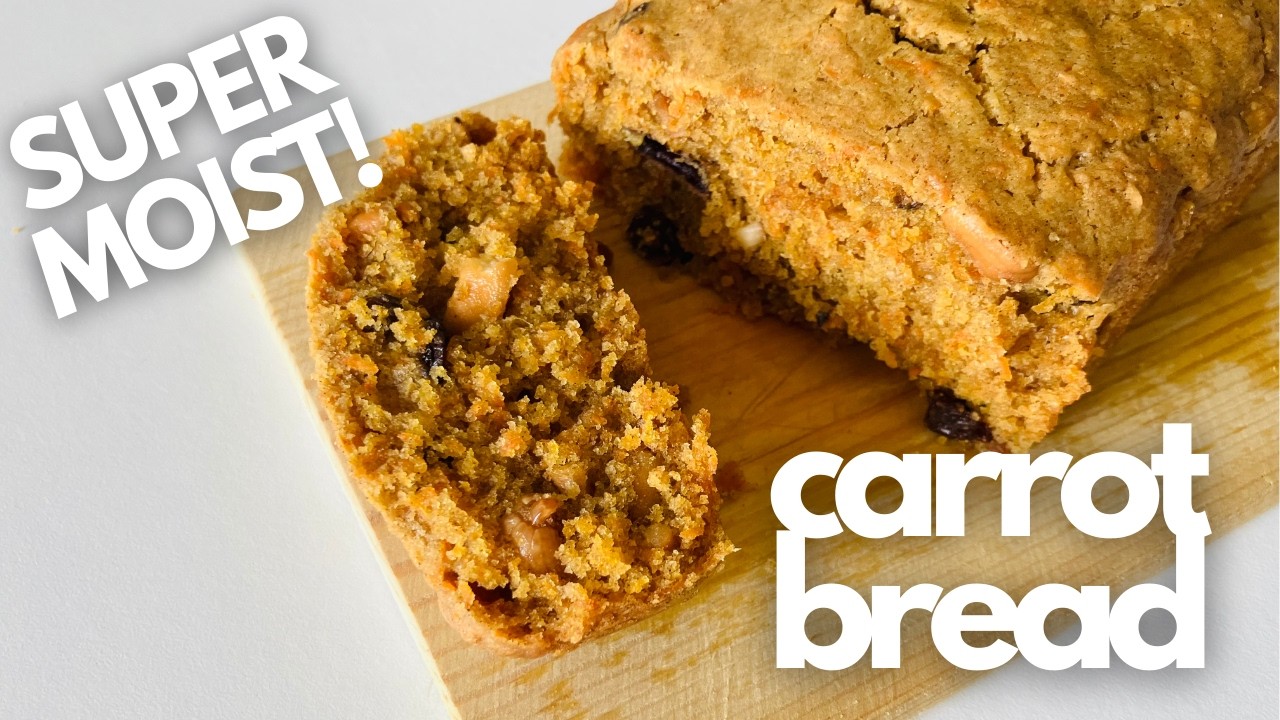 Quick Carrot Bread: Moist, Healthy, and Ready in Under an Hour