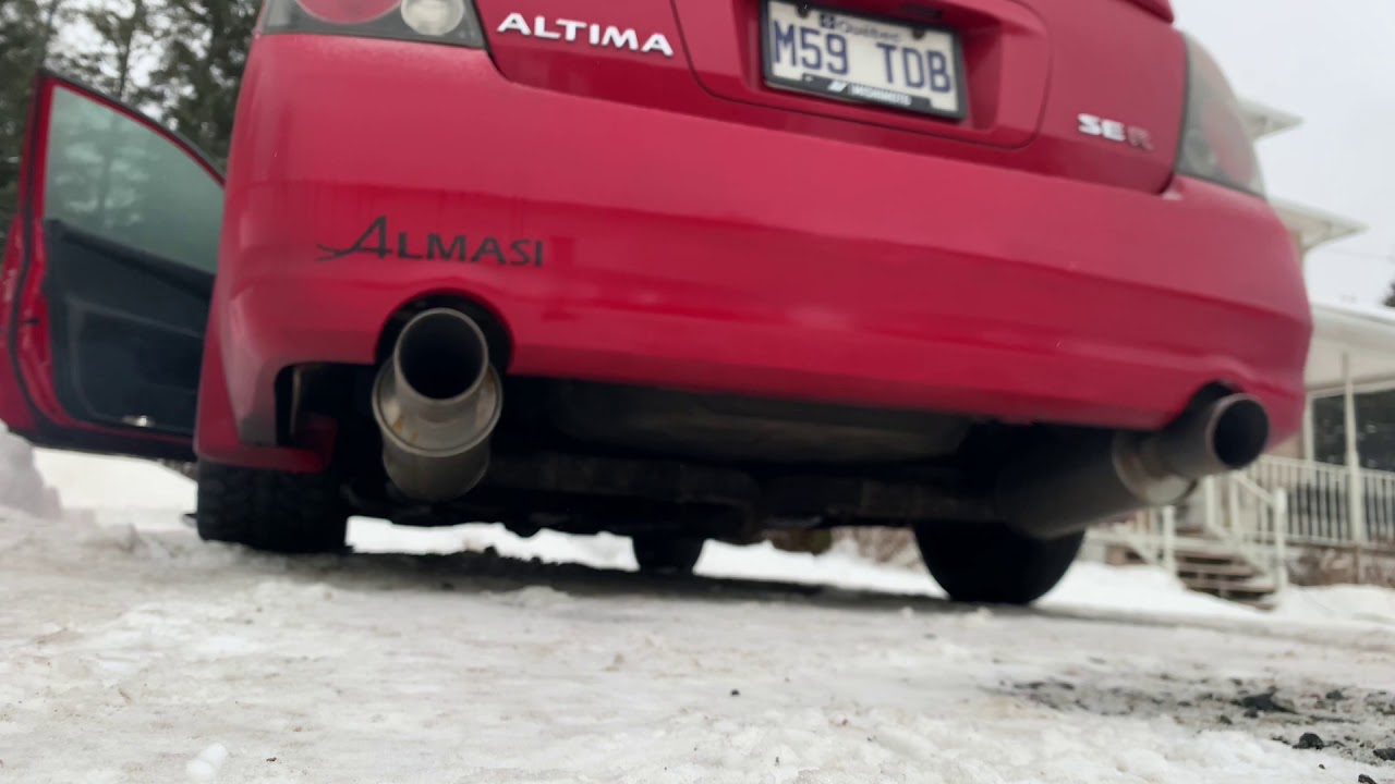 Nissan Altima SER cold start