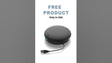 Bluetooth Conference Speaker with Microphone #freeproduct #shorts #ytshorts