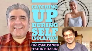 Taapsee Pannu & Tahir Bhasin interview with Rajeev Masand | Lockdown | Run Lola Run