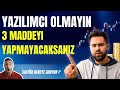Yazılımcı Olmayın! Eğer Bu 3 Şeyi Yapamayacaksanız #yazılım #yazılımcıolmak #yazılımeğitimi