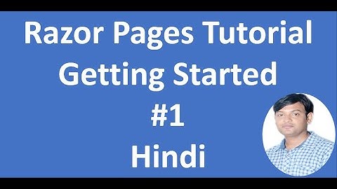 Getting Started With Razor pages | Part-1