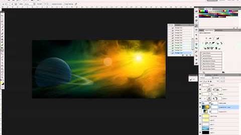 The Cosmos: Create a Supernova and a Ringed Planet in Photoshop (Part 6)