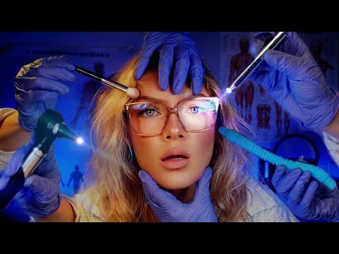 NoAds ASMR 🩺 Left, Right or Behind you? Anticipatory 360° Otoscope Exam & 3D Deep Ear Triggers