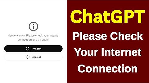 ChatGPT Network error Please check your internet connection problem | Chatgpt app Not opening