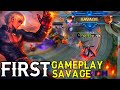 EASY SAVAGEEE! My First Gameplay this NEW SEASON with Recho Plays and Winzz | MLBB