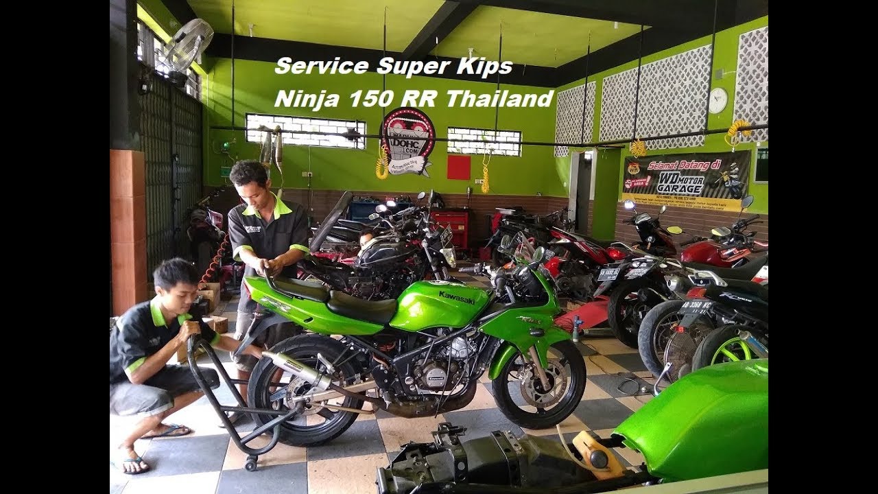 Service Super Kips Macet Ninja 150RR CBU YouTube