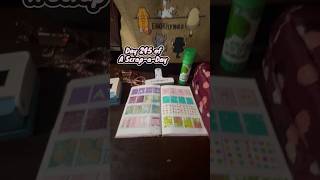 Day 245 of A Scrap-a-Day! #ASAD  #ASMR  #junkjournaling  #stamps  #shorts by #ENGRhymes