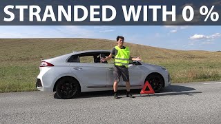 I drove Hyundai Ioniq 28 kWh until the battery died