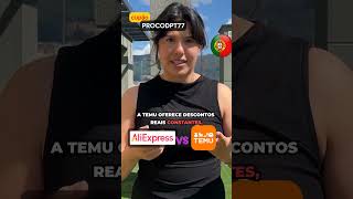 Cupões Aliexpress ou TEMU? Quem oferece maiores descontos? #aliexpress #aliexpressportugal #temu