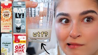 i taste tested every single oat milk so you don't have to.