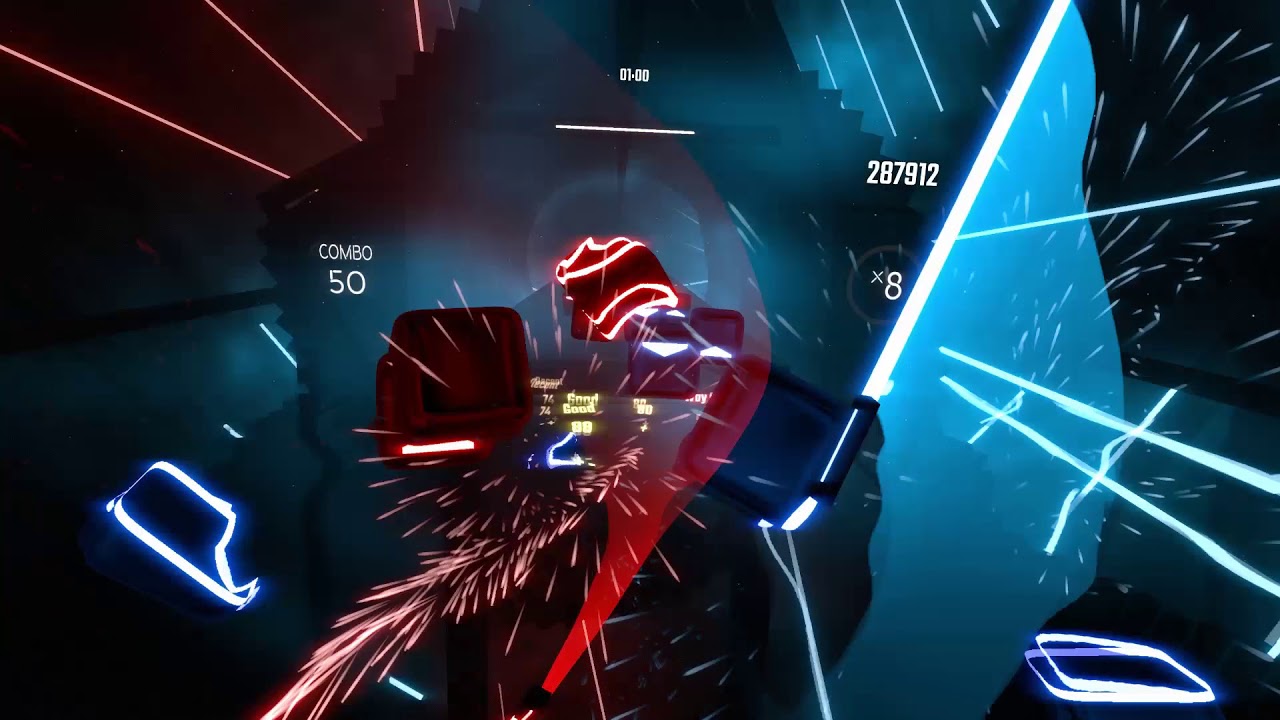 180906 Beat Saber Flower Dance Recording Test YouTube