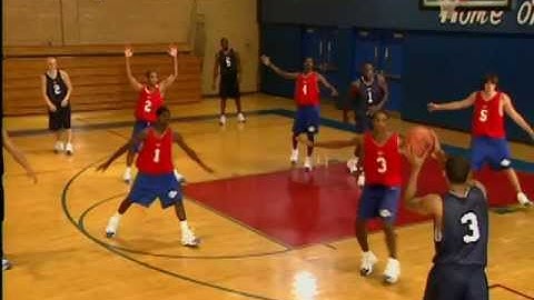 Morgan Wootten basketball--1-2-2 zone offense