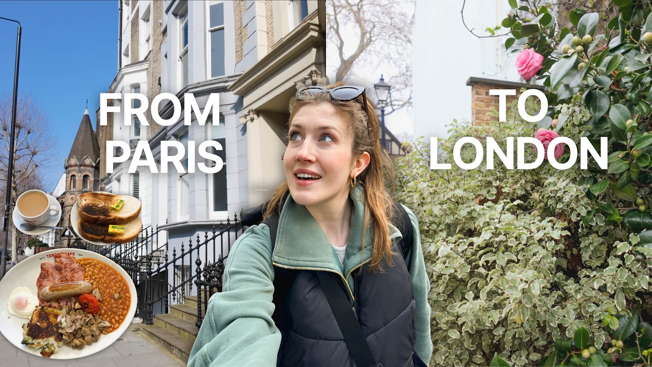 LONDON TRAVEL VLOG | easy day trip from Paris!