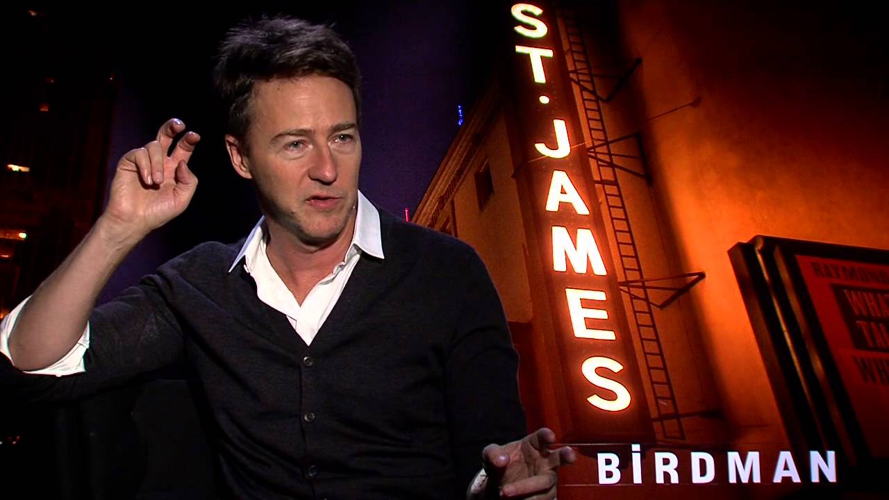 BIRDMAN interview with Edward Norton - Fight Club, American History X