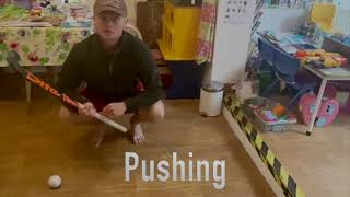 Hockey Skills , With Herbie 1 - Pushing