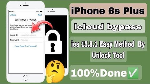 How To iPhone 6s Plus Hello Screen iCloud Bypass By Unlock Tool iOS 15.8.1 Easy Way