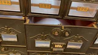 Old post office boxes
