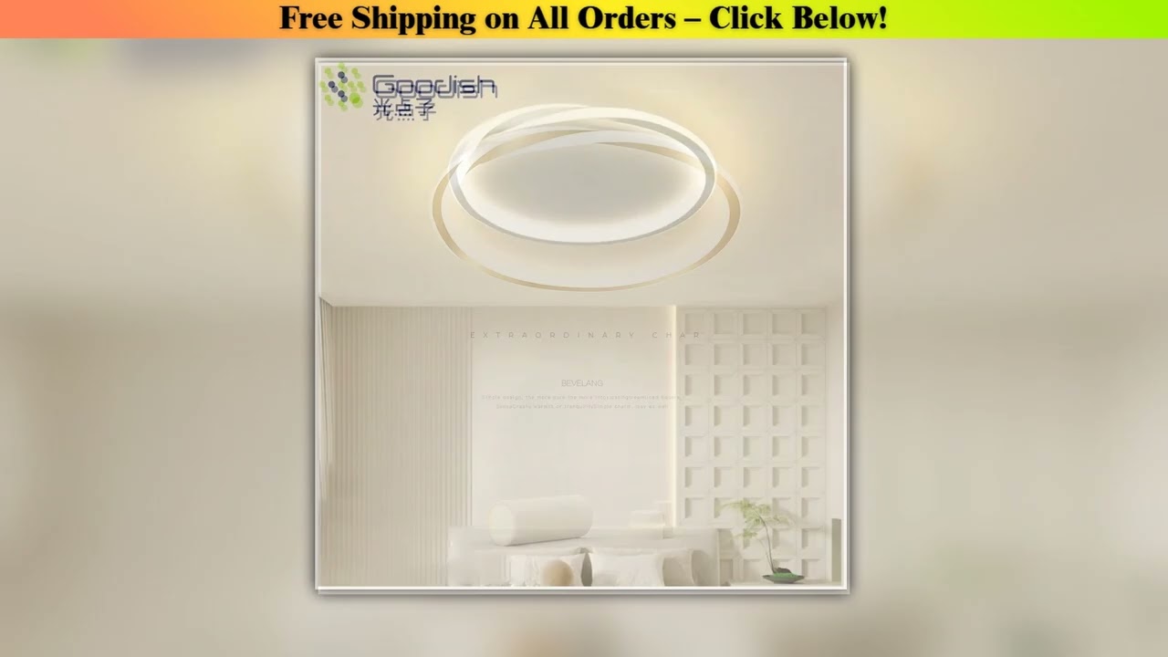 Modern Nordic Led Ceiling Lights Round Minimalist Lamps for Kitchen Living Dining Children's Room