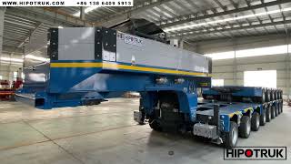 15 Axles Hydraulic Platform Trailer, Hydraulic Modular Trailer For Sale